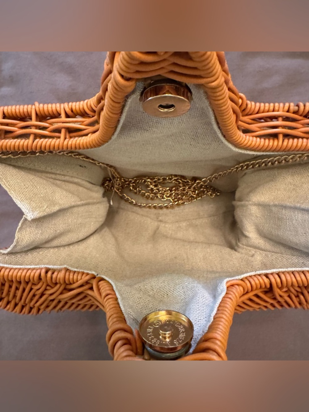 NEW NWT Viral Tommy Bahama Woven Wicker Starfish Crossbody Bag Clutch Purse Star - Picture 5 of 9